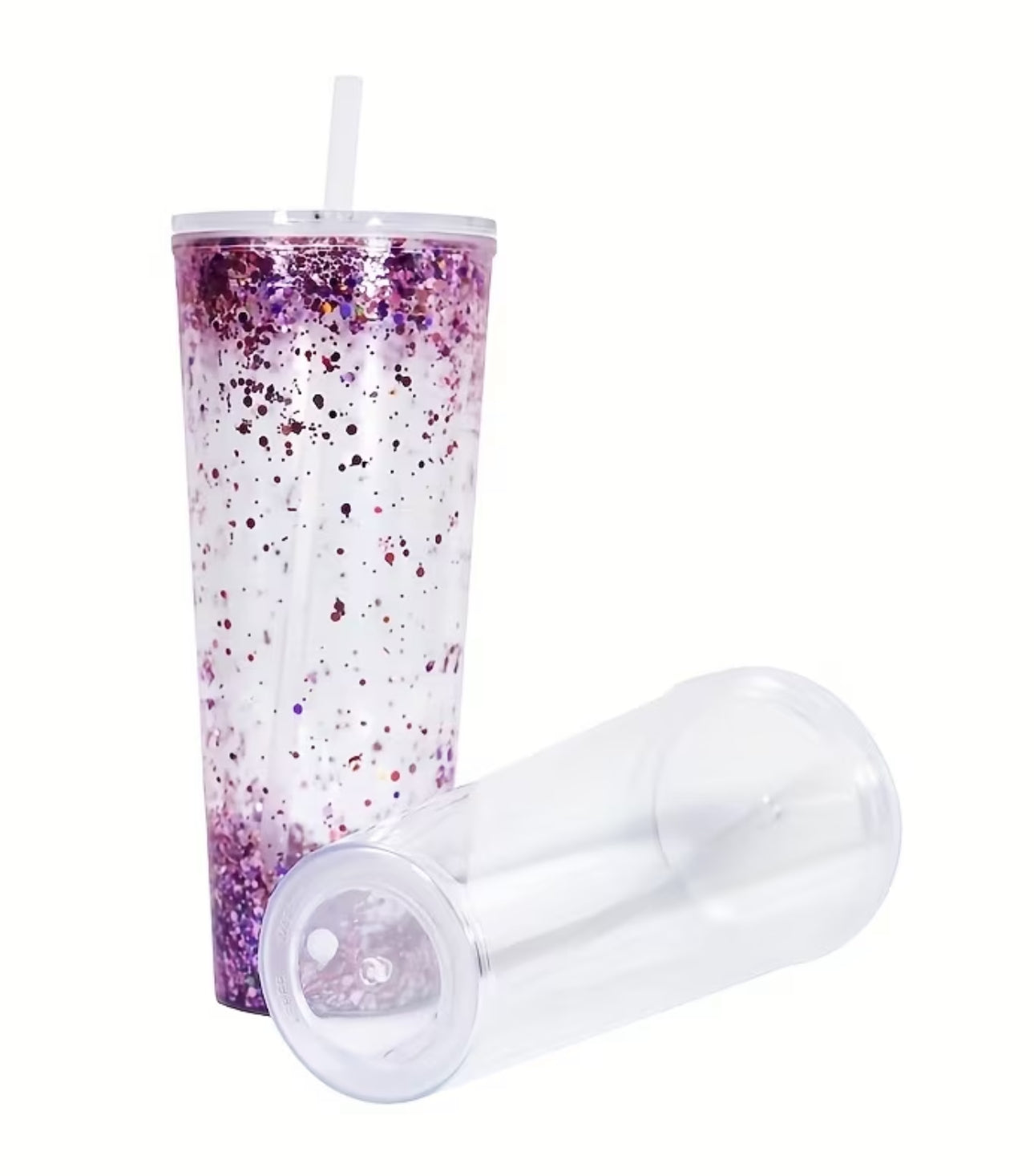 Custom 24oz Snow Globe Tumbler