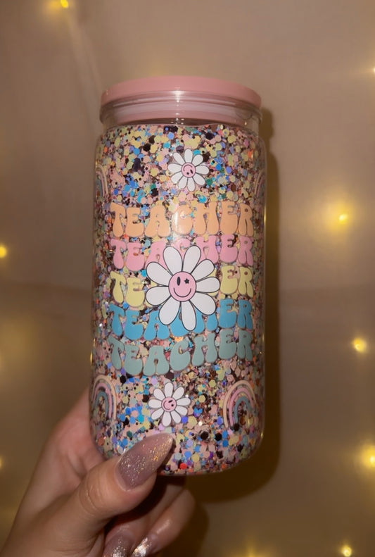 Custom 16oz Snow Globe Tumbler