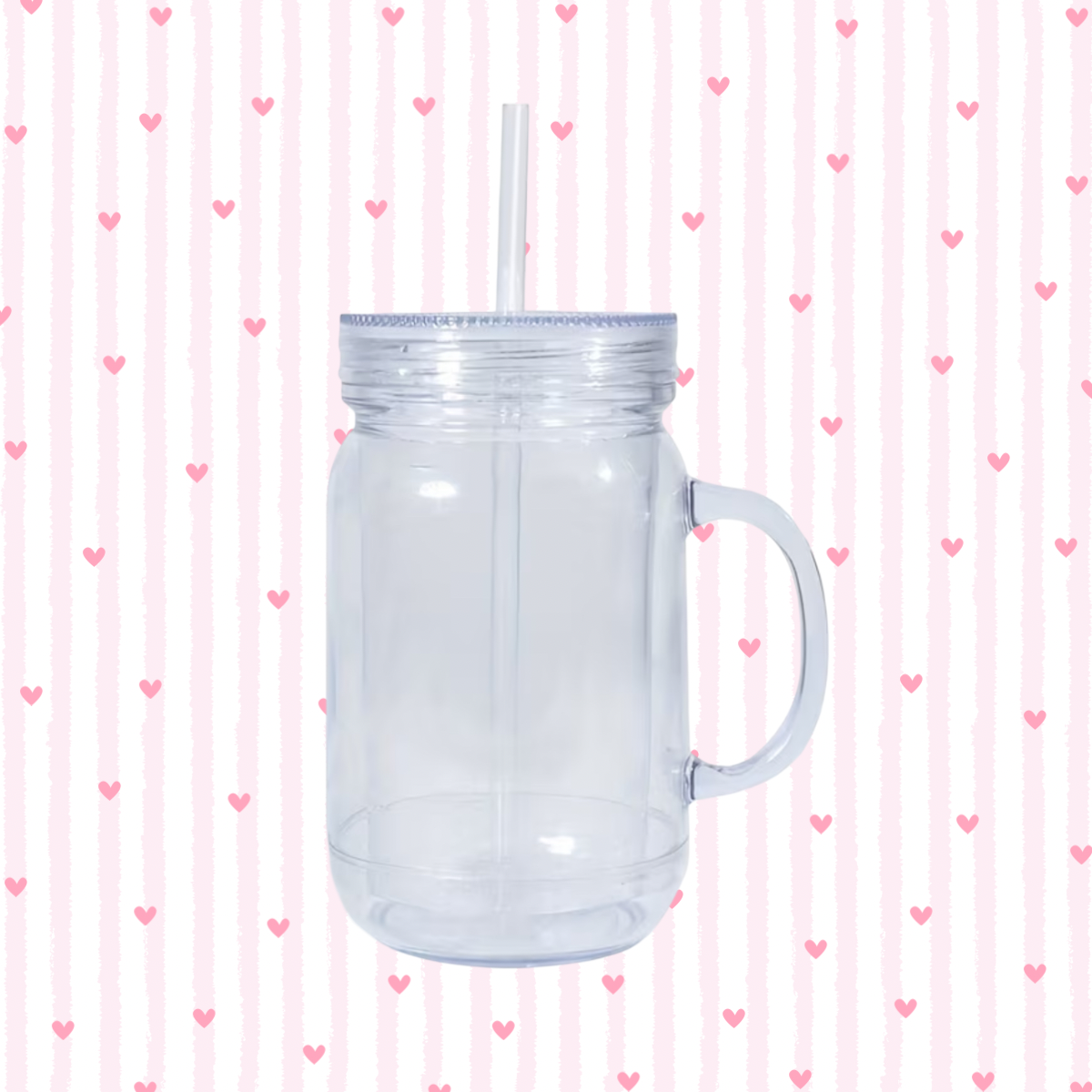 Custom 20oz Snow Globe Mason Jar Mug