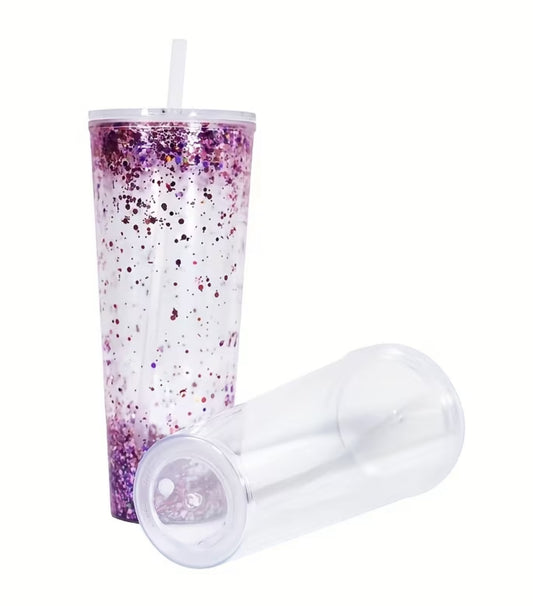 Custom 24oz Snow Globe Tumbler