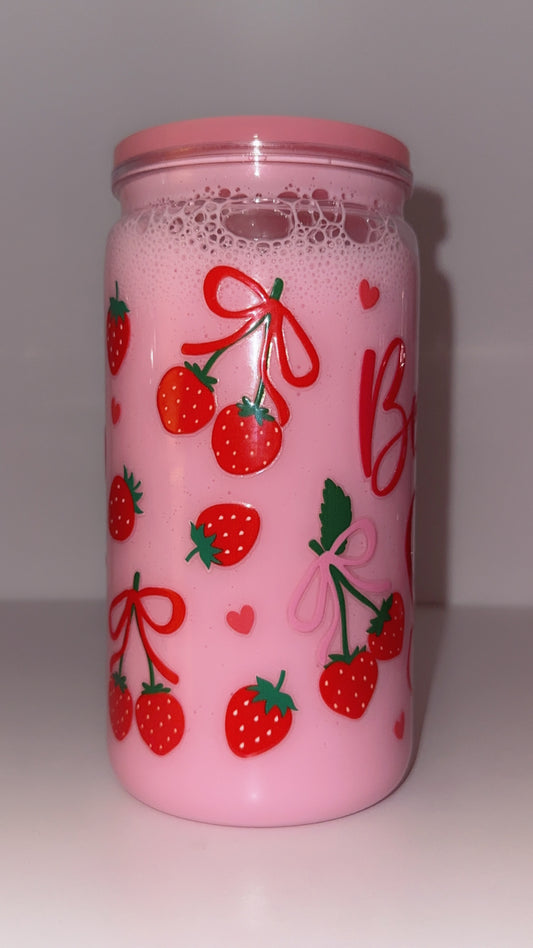 Strawberry Milk 🍓 Premade 16oz 🫧