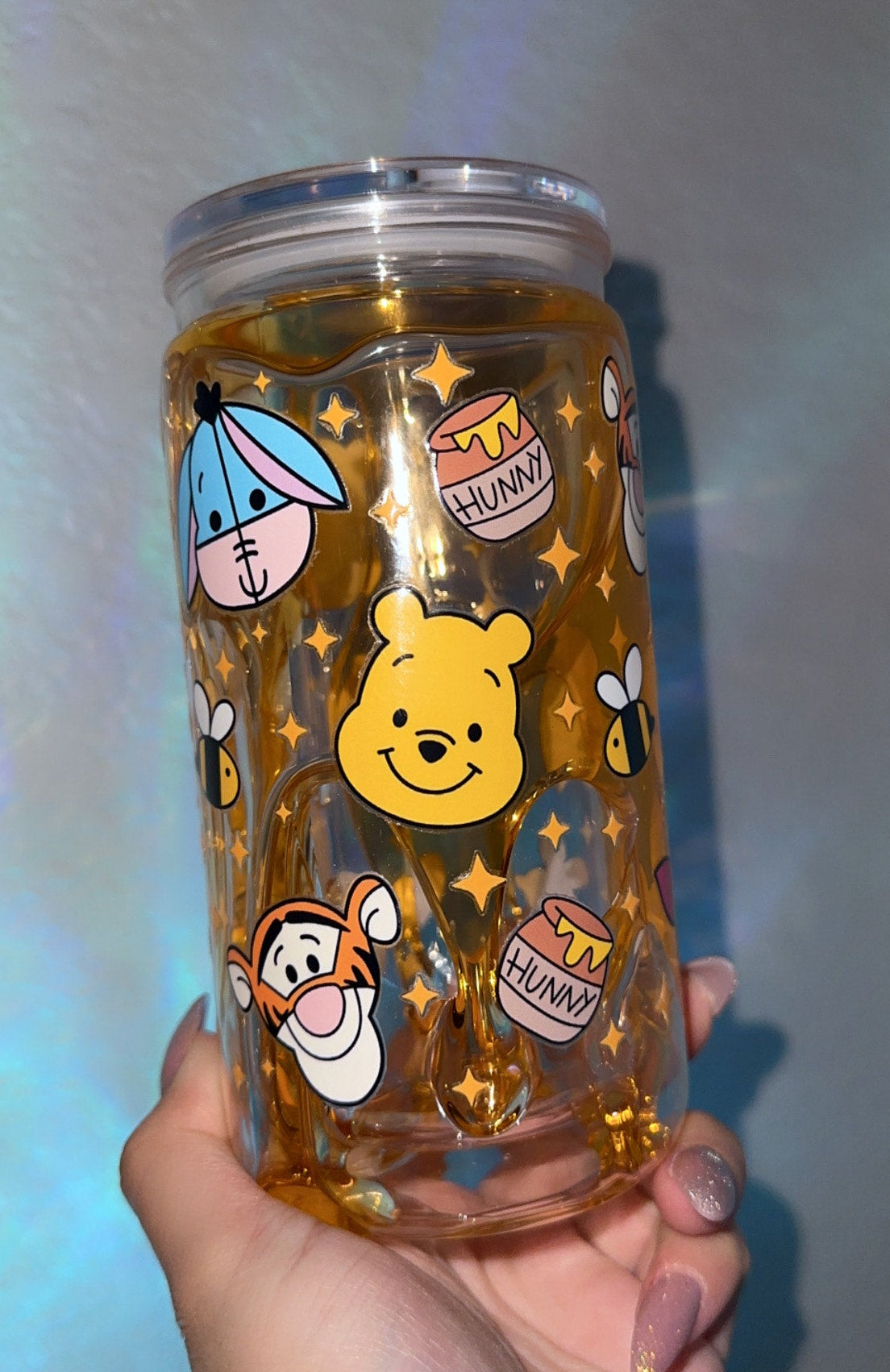 Pre-Made 16oz Snow Globe Tumbler l